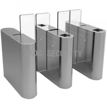 Automatic 304 Stainless Steel Full Height Sliding Gate for Gym Pedestrian Access Control RFID Card JKDC-106A