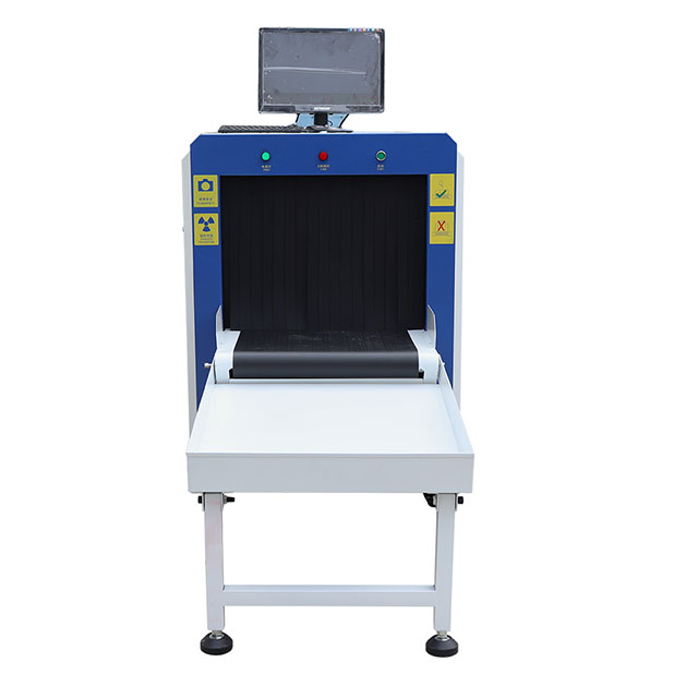 High Penetration Low Radiation X-ray Luggage Scanner Tunnel Size 6550A