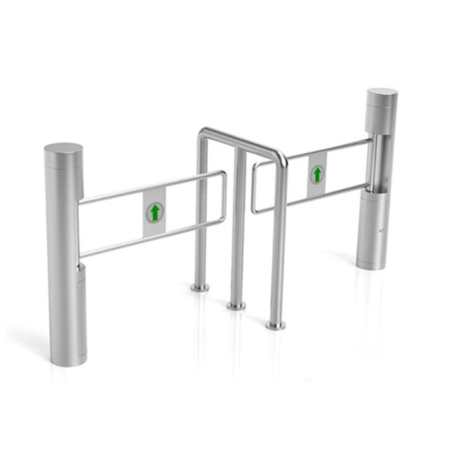Access Control Swing Turnstile Gate For Supermarket