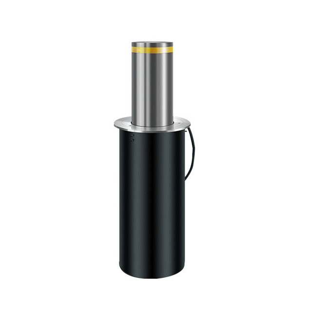 600x273MM 304 Stainless Steel Hydraulic Rising Traffic Bollards With Rising Height 600mm