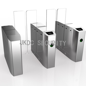 New Trend Upscale Interior Quick-Action Curved Sliding Gate Turnstiles for Speedy Entrance JKDC-106